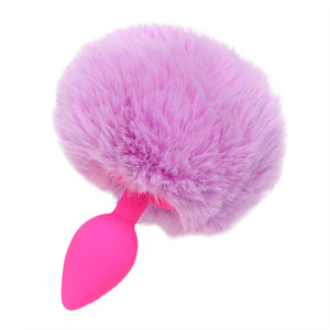 Fuzzy Bunny Silicon Plug