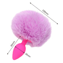 Load image into Gallery viewer, Fuzzy Bunny Silicon Plug